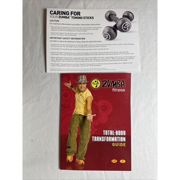Zumba Fitness Toning Stick Weights DVD Set Join The Party Complete In Box - Picture 5 of 6